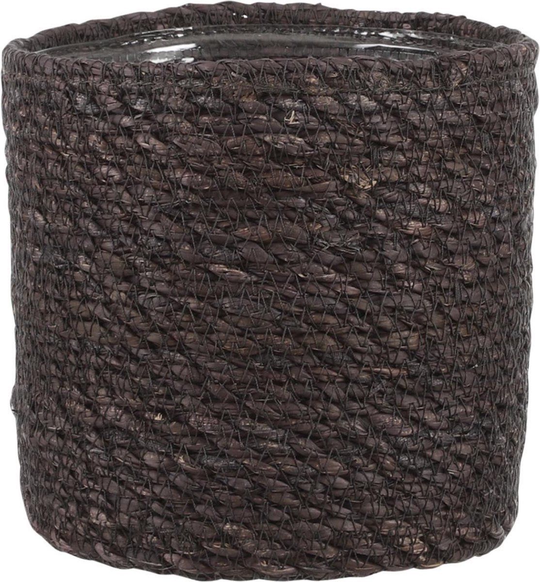 Mica Decorations Naturel - Plantenpot - H16 cm - Grijs