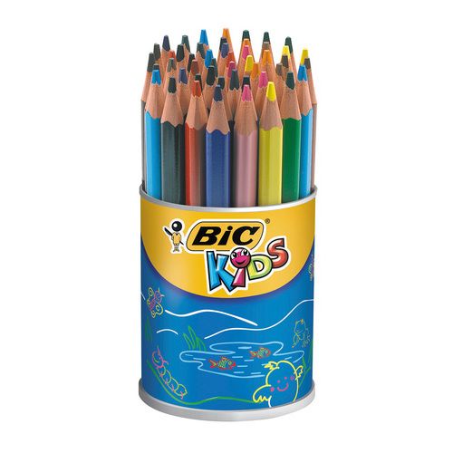 BIC Kids Ecolutions Evolution Triangle kleurpotloden - 48 stuks