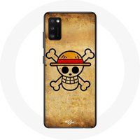Maniacase Hoesje voor Samsung Galaxy A41 One Piece Manga Skull