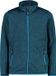 CMP Kinderjas met capuchon, Steekzakken, Rits, Polyester, Blauw/Petrol, Maat 8 jaar