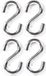 Benson S-haak / ophanghaak - 4x - van metaal - 7.9 mm