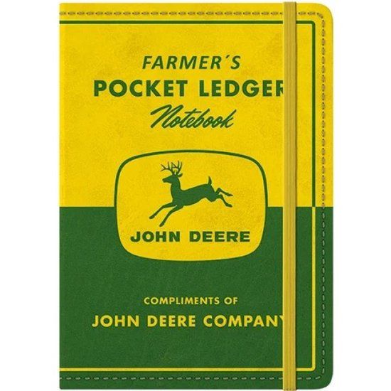 Nostalgic Art Merchandising John Deere Farmer's Pocket Ledger Notitieboek