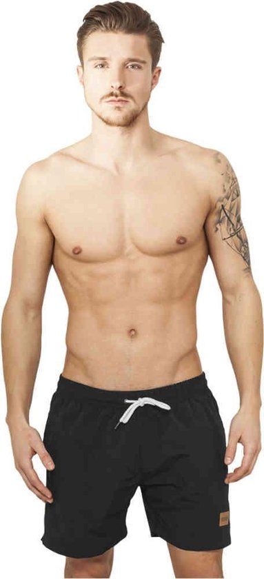 Urban Classics Block Swim Heren Zwembroek - zwart - 3XL