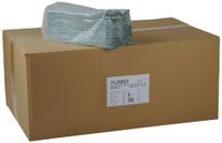Grappige 2-laags papieren handdoeken, dubbele C-vouw, 25 x 50 cm, gerecycled, wit, 2500 vellen