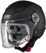 MT Helmets Lite Pure Casque jet Junior Noir
