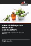 Elenchi Edizioni Sapienza Elenchi delle piante medicinali antidiabetiche