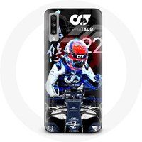 Maniacase Hoesje voor Samsung Galaxy A70 Formule 1 Yuki Tsunoda Japanse F1 autocoureur