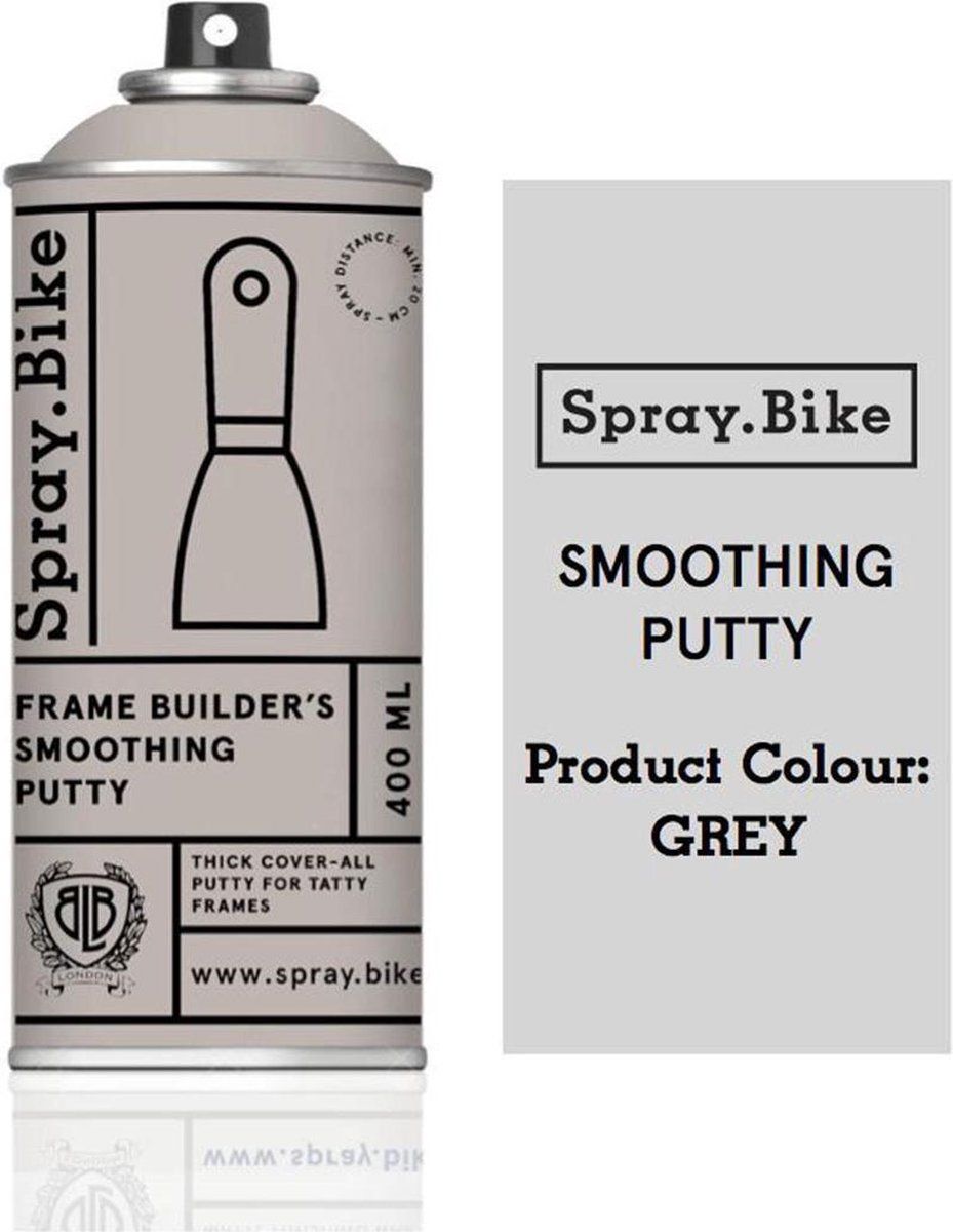 Spray.Bike Frame Builder’s Smoothing Putty - 400ml - grijs