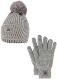 Heatkeeper Dames Winter Thermo Set - Muts + Handschoenen - Grey - One Size