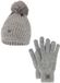 Heatkeeper Dames Winter Thermo Set - Muts + Handschoenen - Grey - One Size