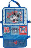 TataWay Autoorganizer voor kinderen, 6 vakken, houder voor tablet tot 10 inch, voldoet aan de Europese normen, Mickey, polyester, 36 x 58 cm