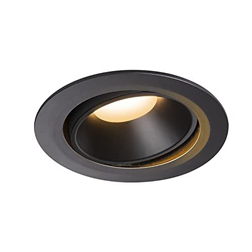 SLV NUMINOS MOVE DL XL LED Plafondinbouwarmatuur - 2700K - Zwart