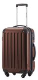 Hauptstadtkoffer ALEX - Handbagagekoffer 55x38x23 cm, 42 l, TSA-slot, uitbreidbare hardschalige trolley van PC/ABS, 3,2 kg, 4 dubbele wielen, Bruin