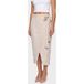 Guess by Marciano GUESS Whitney Belted Wrape Dreamy Moon Multi Midi Skirt Beige Size 38