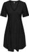 ONLY Onlsmilla Life S/S Cutline Dress Jrs Femmes Robe Noir L