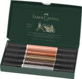 Faber-Castell Pitt Artist Pen tekenstift - dualmarker - etui 5 stuks Portrait