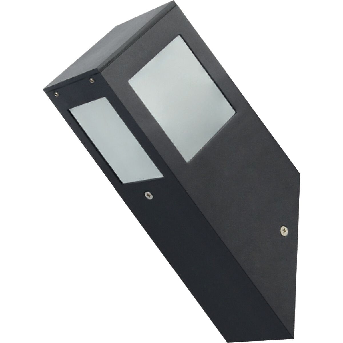 BES LED Kavy 1 Buitenlamp - Wand - Aluminium Mat Zwart - E27 - 300cm