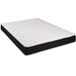 Lot de 2 matelas Latex 76 kg/m³ + mousse 35 kg/m³ 80x200 x 20 cm souple + oreiller visco + 2 alèses 7 zones de confort