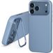 TORRO Housse de protection fine en cuir pour iPhone 18 Pro et 17 Pro, bleu clair
