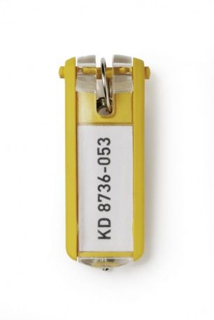 Durable Key Clip - Geel
