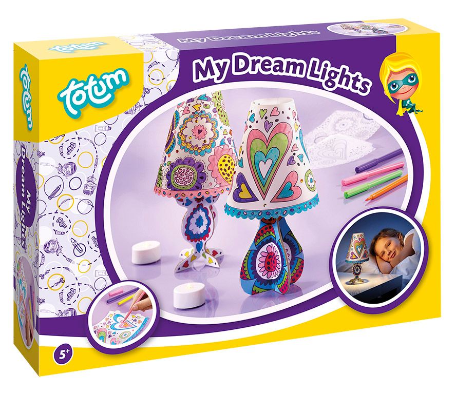 Totum My Dream Lights geel kunststof meisje 23 cm