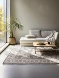 Hanse Home Design Oosterse woonkamertapijt, klassiek oosters, dicht geweven, met rand, zacht laagpolig, voor slaapkamer, eetkamer, woonkamer, grijs-bruin, 80 x 120 cm
