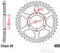 JT-prockets JT Sprockets JTR488-42 kettingwiel