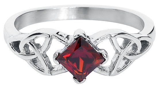 etNox Celtic Knot Dames Ring - zilverkleurig