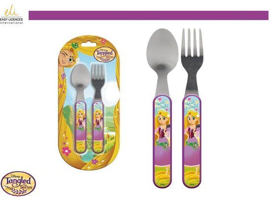 Easy Licences International Bestek set Disney Princess Tangled Rapunzel metaal/kunststof
