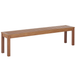 Beliani MONSANO Banc de jardin - Couleur bois clair - Bois d'eucalyptus