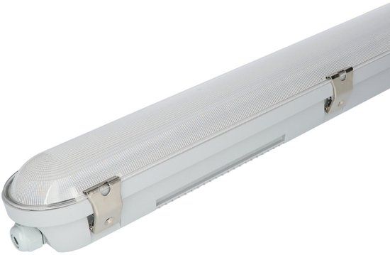 HOFTRONIC F04 LED Armatuur 120 cm Instelbaar Vermogen IP66 7800 Lumen Kleur Instelbaar Koppelbaar Met Bewegingssensor