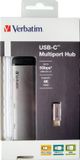Verbatim 49140 - USB-C Hub - 3 poorten - Zwart