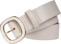 Legend Dames - Leren riem - Wit - 85cm