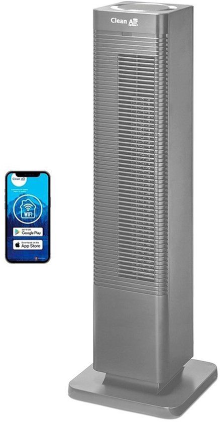 Clean Air Optima CA-904G Smart 2-in-1 Design Fan Heater - 2000W - Digital Thermostat