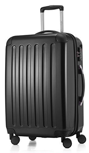 Hauptstadtkoffer - Alex - harde koffer met 4 dubbele wielen, trolleykoffer, uitbreidbare reiskoffer, TSA, 65 cm, 74 liter, zwart