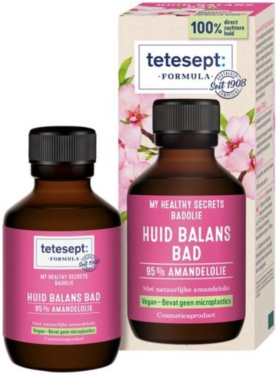 Tetesept My Health Secrets Badolie - 100 ml - 95% Amandelolie - Vegan