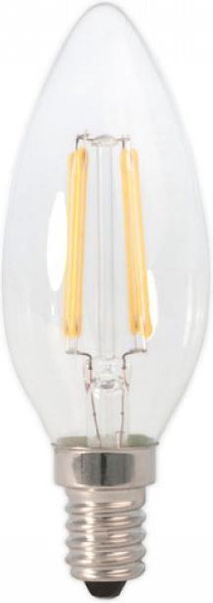 Huismerk ledpl LED lamp E14 | kaarslamp C35 | 4W=40W | daglichtwit filament 6500K