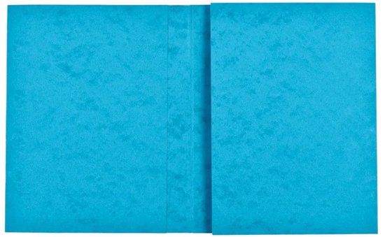 Exacompta 80x Schriftomslag in glanskarton 265g - 24x32 cm - Turkoois - 35122E