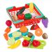 Battat Food Toy for Kids - Cooking Chef Role Play Toys Peuter Pretend Fruit - 2 jaar + - Farmers Market Produce Basketbal, meerkleurig, BT4833Z
