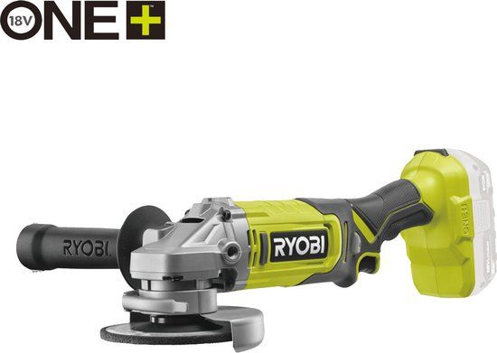 Ryobi RAG18115 One+ 18V Accu Haakse Slijper Body - 115mm