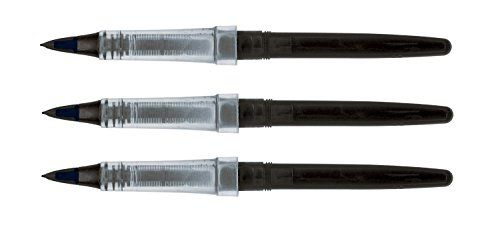 Pentel Reserve vulling cartridge voor Tradio Stylo inktpenhouder MLJ20 (3 stuks, zwart)