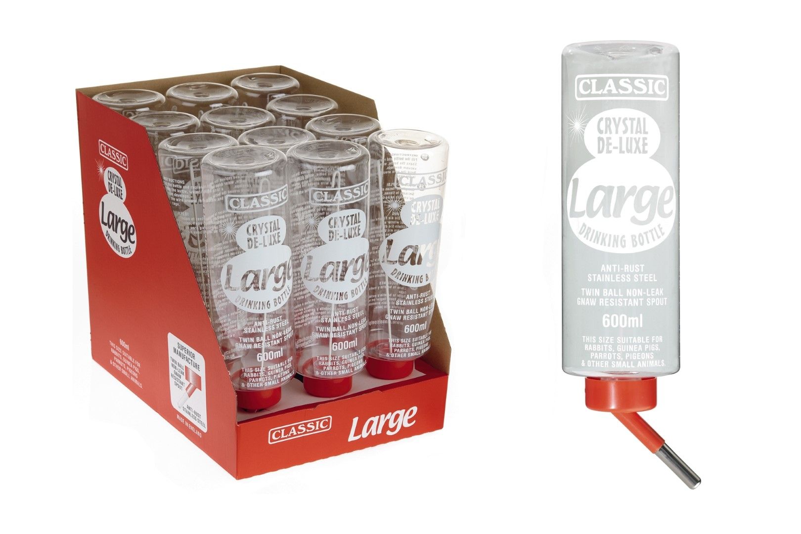 Brekz Drinkfles Knaagdier Classic 600 ml