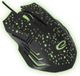 Esperanza EGM212 souris USB Type-A Optique 2400 DPI Droitier Vert/Noir