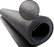 NRG fitness Heavy Duty Onderlegmat Zwart 220 cm x 100 cm x 0,6 cm