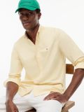 Tommy Hilfiger Heren Lange Mouwen Shirt XL Lichtgeel Katoen