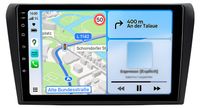 MAZDA Autoradio pour MAZDA 3 BK (2003-2009), avec CarPlay sans fil, Android Auto, 4G, WiFi, navigation GPS, processeur 8 cœurs, RDS, DSP, DAB+, Bluetooth, radio, écran 9 pouces, stockage 4+64 Go