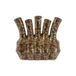 Light & Living keramieken vaas 29x13.5x25 cm - crème/bruin