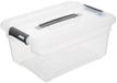 5five Opbergkist met deksel - Solutions Box - 13 liter - 39x29x19 cm - kunststof - transparant