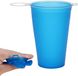 Merkloos / Sans marque Opvouwbare Reisbekers - Drinkbekers Set - Outdoor Avonturen - Compact Lichtgewicht - 250 ml - Donkerblauw