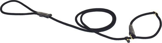 Duvo+ EXPLOR Forest Trainingslijn - Nylon - Zwart - 170cm - Voor Honden